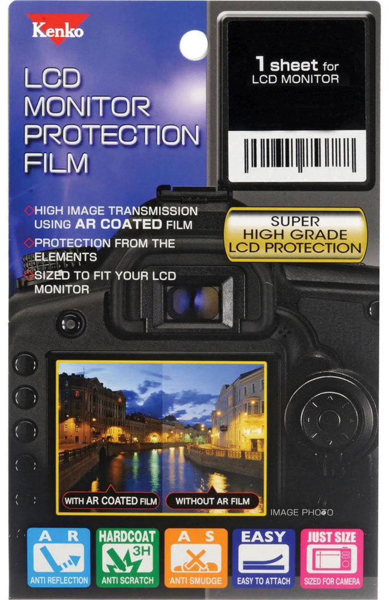 Main image of Kenko LCD Monitor Protection Film for Panasonic LUMIX GH5 Camera #LCD-P-GH5