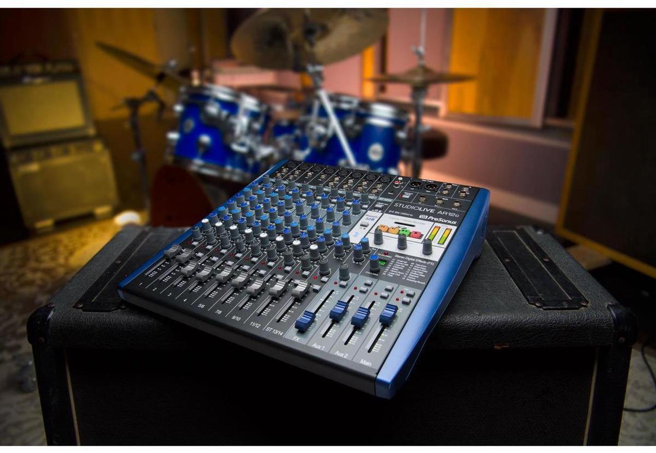 Alt view image 8 of 9 - PreSonus StudioLive AR12c 12-Channel USB-C Compatible Hybrid Audio Interface