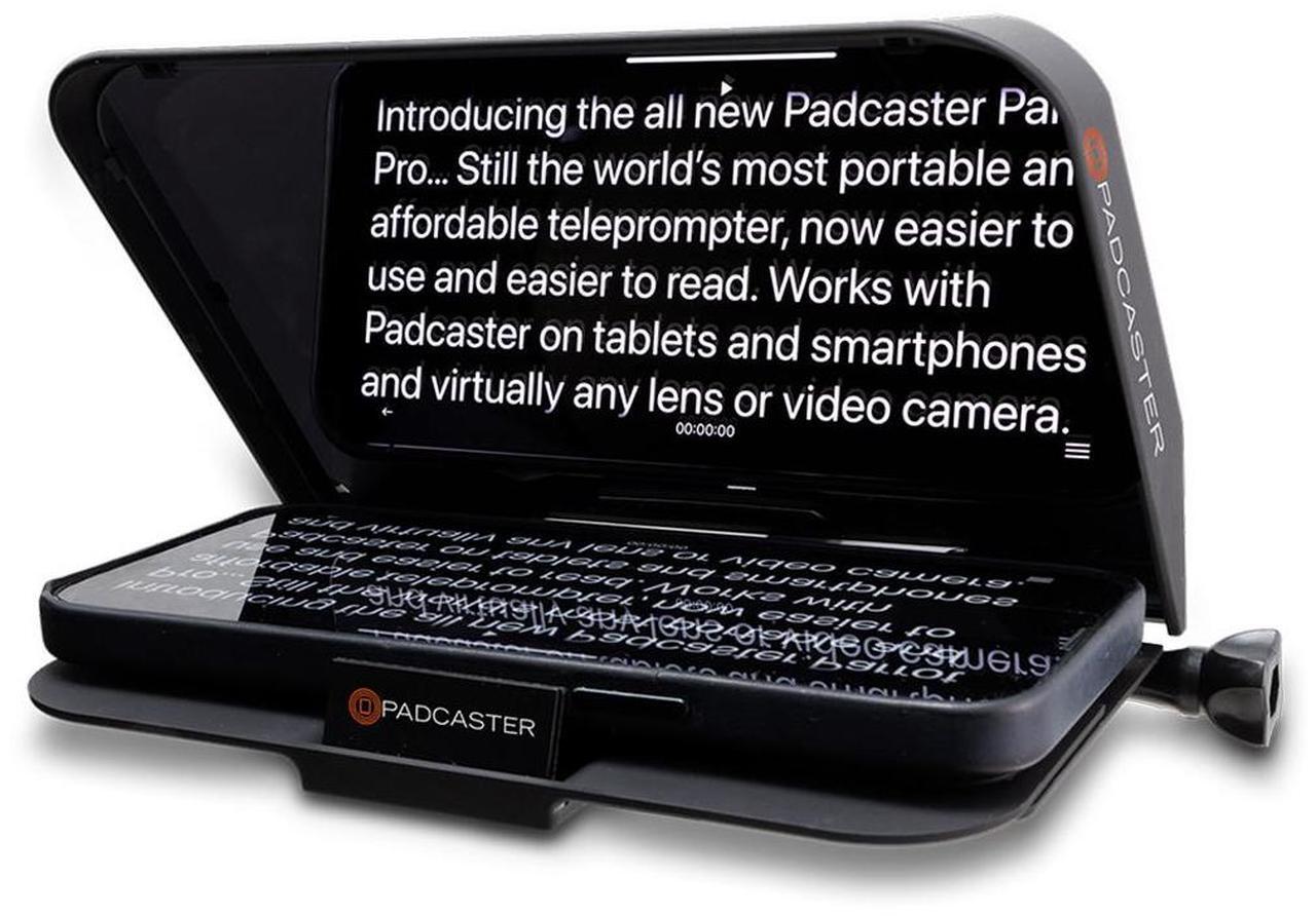 Alt view image 5 of 7 - Padcaster AIO Video Production Studio Teleprompter Kit for iPad Pro 9.7-12.9"