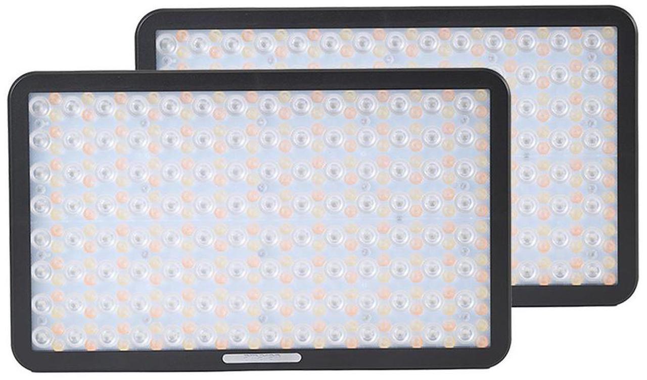 Main image of amaran Pano 60c 60W RGBWW LED 2-Light Panel Kit, Charcoal #MP0100009C