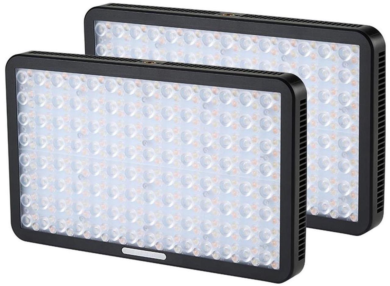 Alt view image 3 of 7 - amaran Pano 60c 60W RGBWW LED 2-Light Panel Kit, Charcoal #MP0100009C
