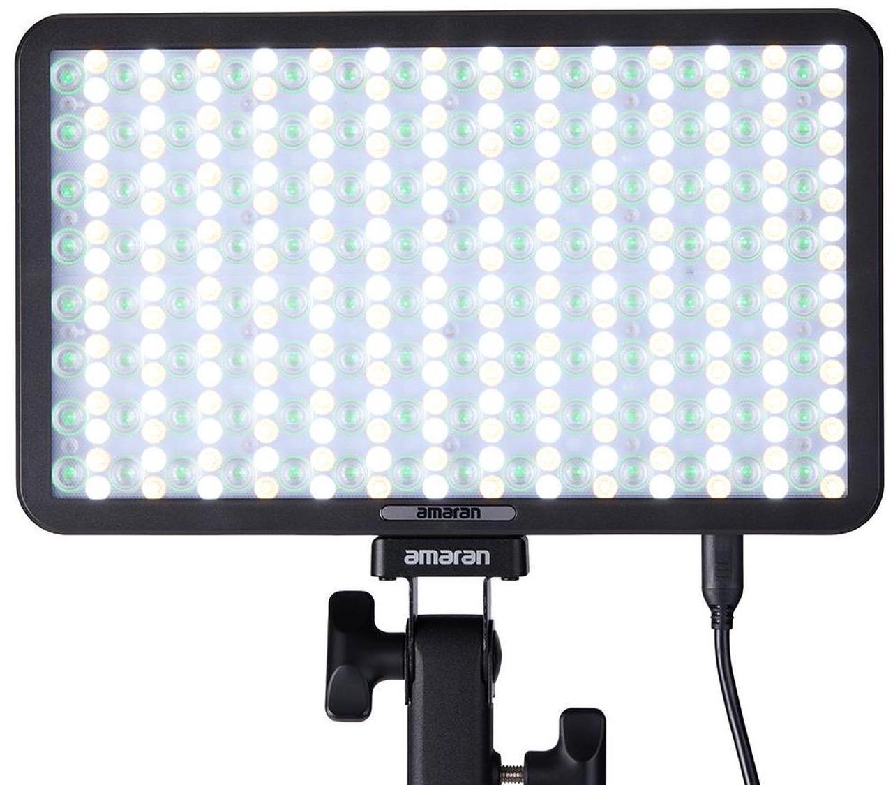Alt view image 6 of 7 - amaran Pano 60c 60W RGBWW LED 2-Light Panel Kit, Charcoal #MP0100009C