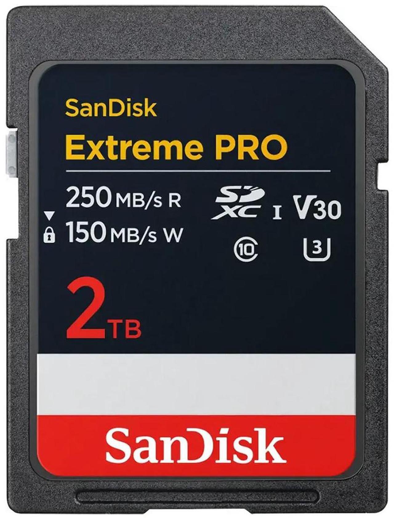 Main image of SanDisk Extreme Pro 2TB Secure Digital Extended Capacity (SDXC) Memory Card Model SDSDXXD-2T00-GN4IN