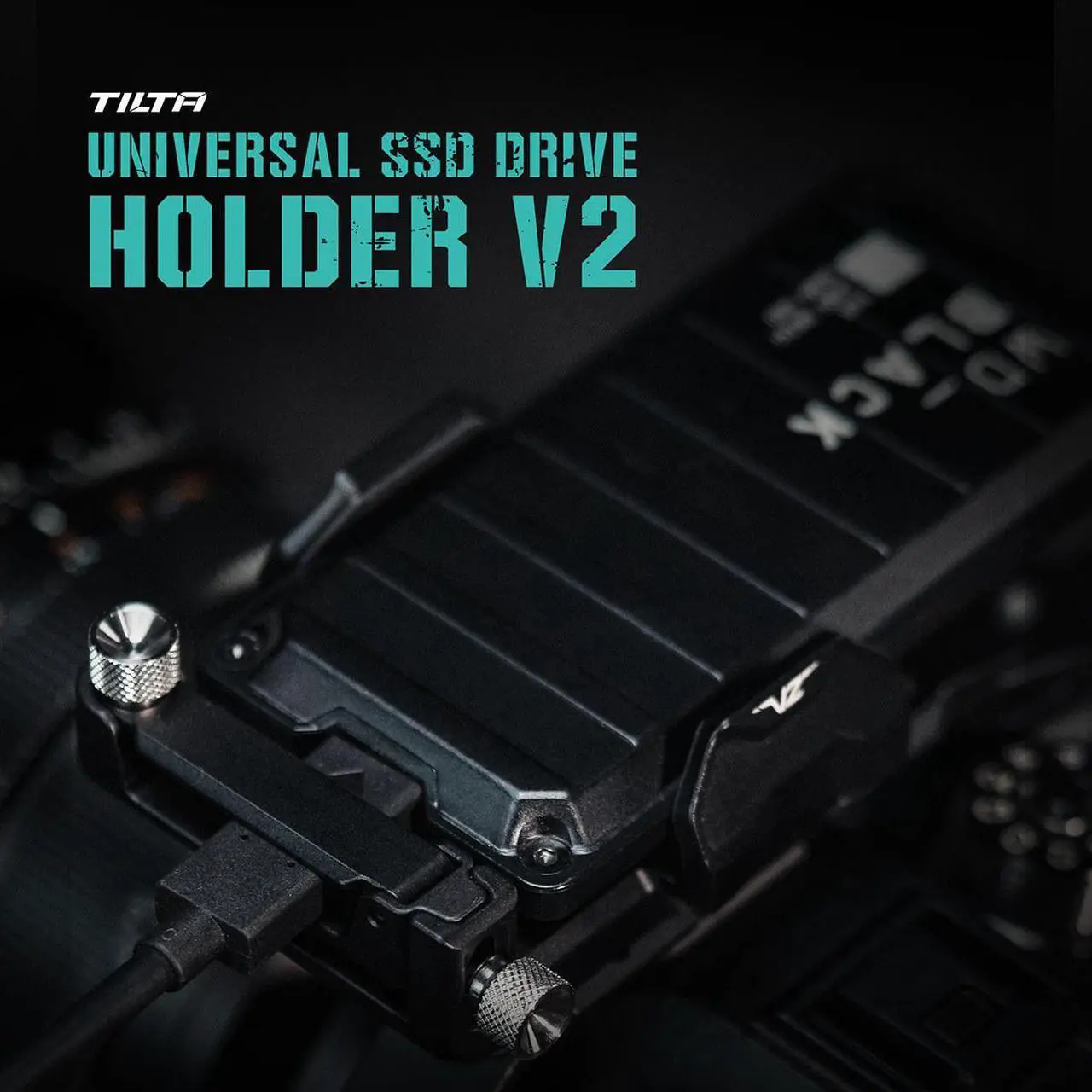 Alt view image 6 of 7 - Tilta Universal SSD Drive Holder V2, Black #TA-USDH2-B