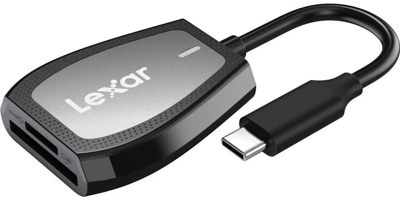 Alt view image 2 of 16 - Lexar Professional USB Type-C Dual-Slot Card Reader