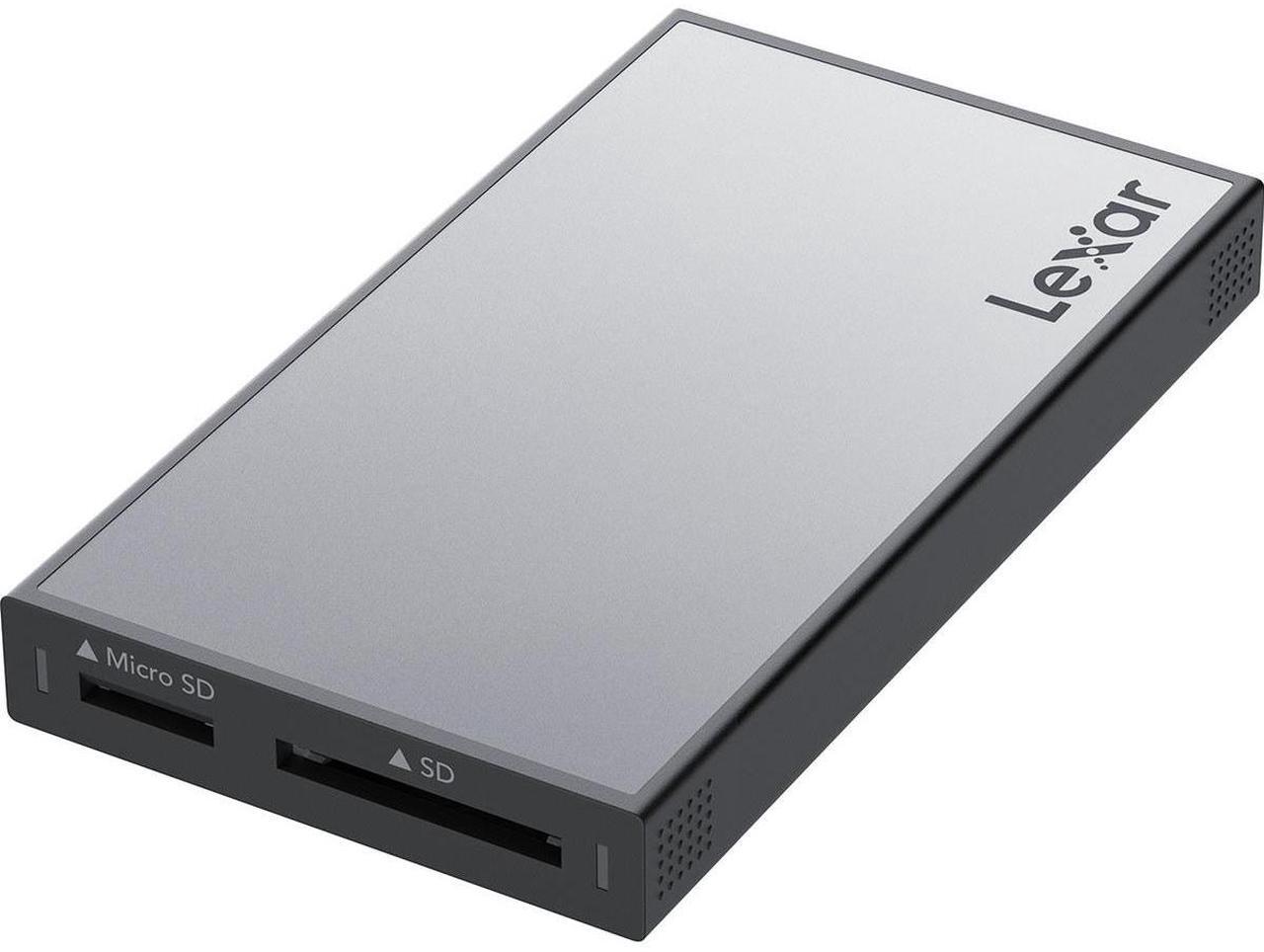 Alt view image 2 of 5 - Lexar Professional Workflow SD/microSD UHS-II Card Reader #LPWF710N-4ANGL