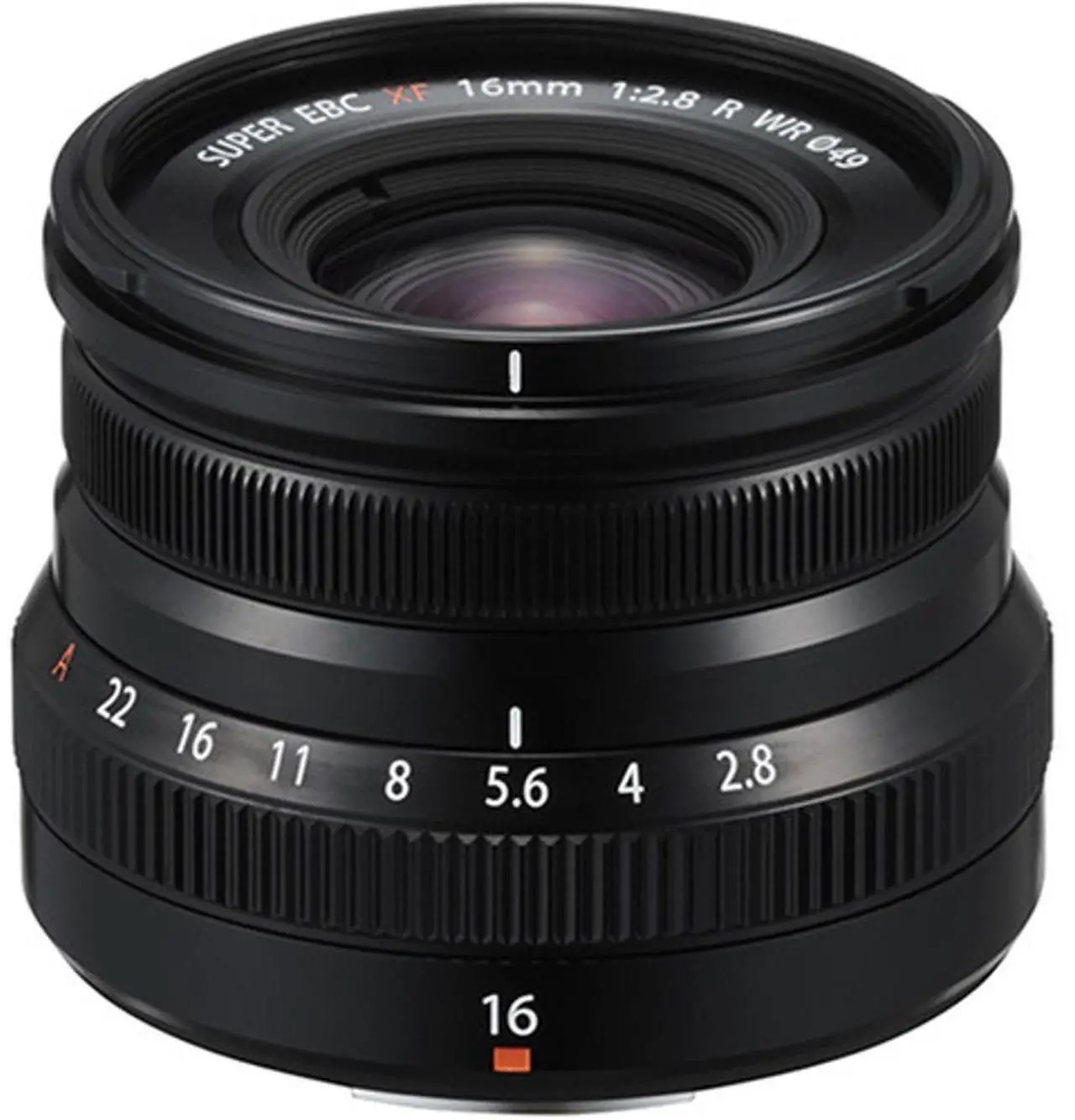Main image of Fujifilm XF 16mm f/2.8 R WR (Weather Resistant) Lens, Fujifilm X Mount, Black