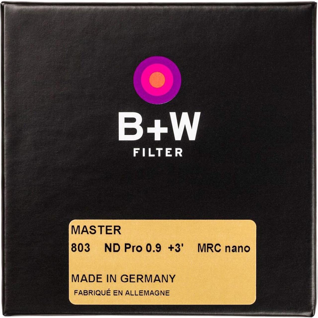 Alt view image 4 of 4 - B + W 77mm Master 803M ND 0.9 3-Stop MRC Nano Neutral Density Filter #66-1101564