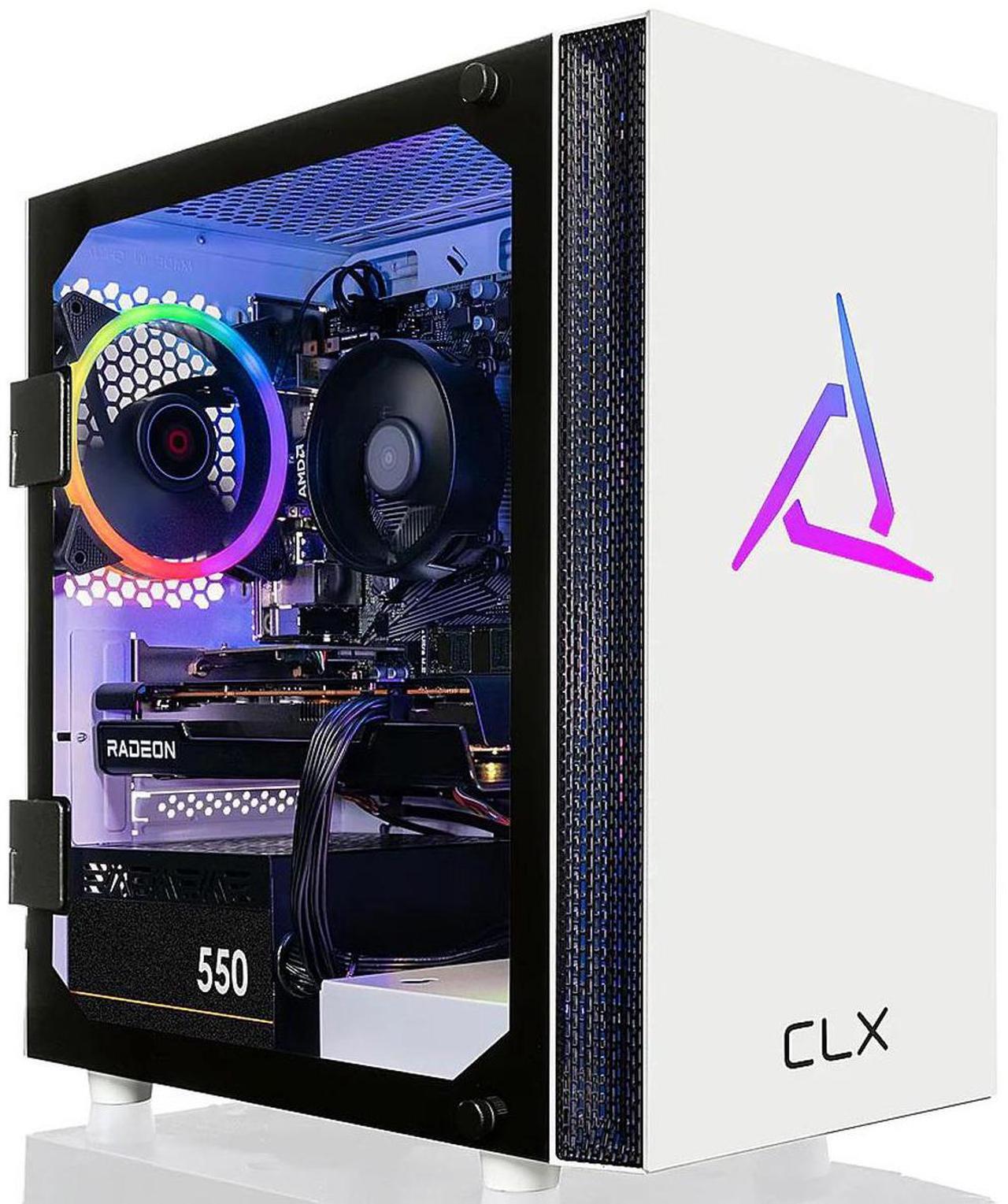 Alt view image 16 of 20 - CLX SET Gaming Desktop - AMD Ryzen 5 5600 3.5GHz 6-Core Processor, 16GB DDR4 Memory, Radeon RX 6500 XT 4GB GDDR6 Graphics 1TB NVMe M.2 SSD,  WiFi, Win 11 Home 64-bit