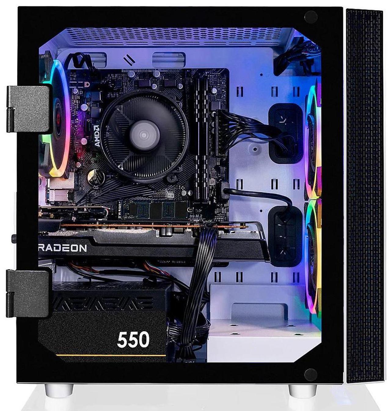 Alt view image 17 of 20 - CLX SET Gaming Desktop - AMD Ryzen 5 5600 3.5GHz 6-Core Processor, 16GB DDR4 Memory, Radeon RX 6500 XT 4GB GDDR6 Graphics 1TB NVMe M.2 SSD,  WiFi, Win 11 Home 64-bit
