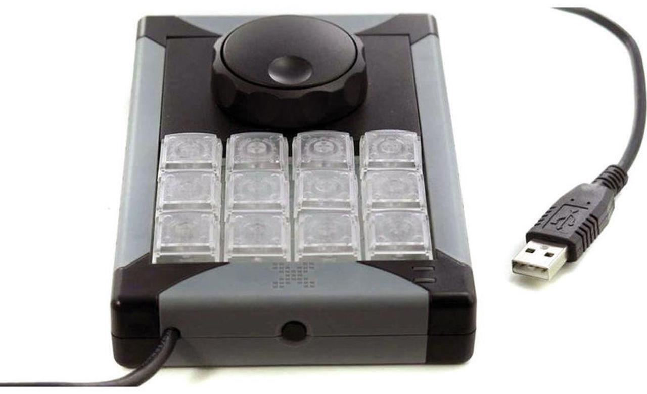 Alt view image 12 of 12 - X-keys XK-12 + Jog & Shuttle Programmable USB Keyboard