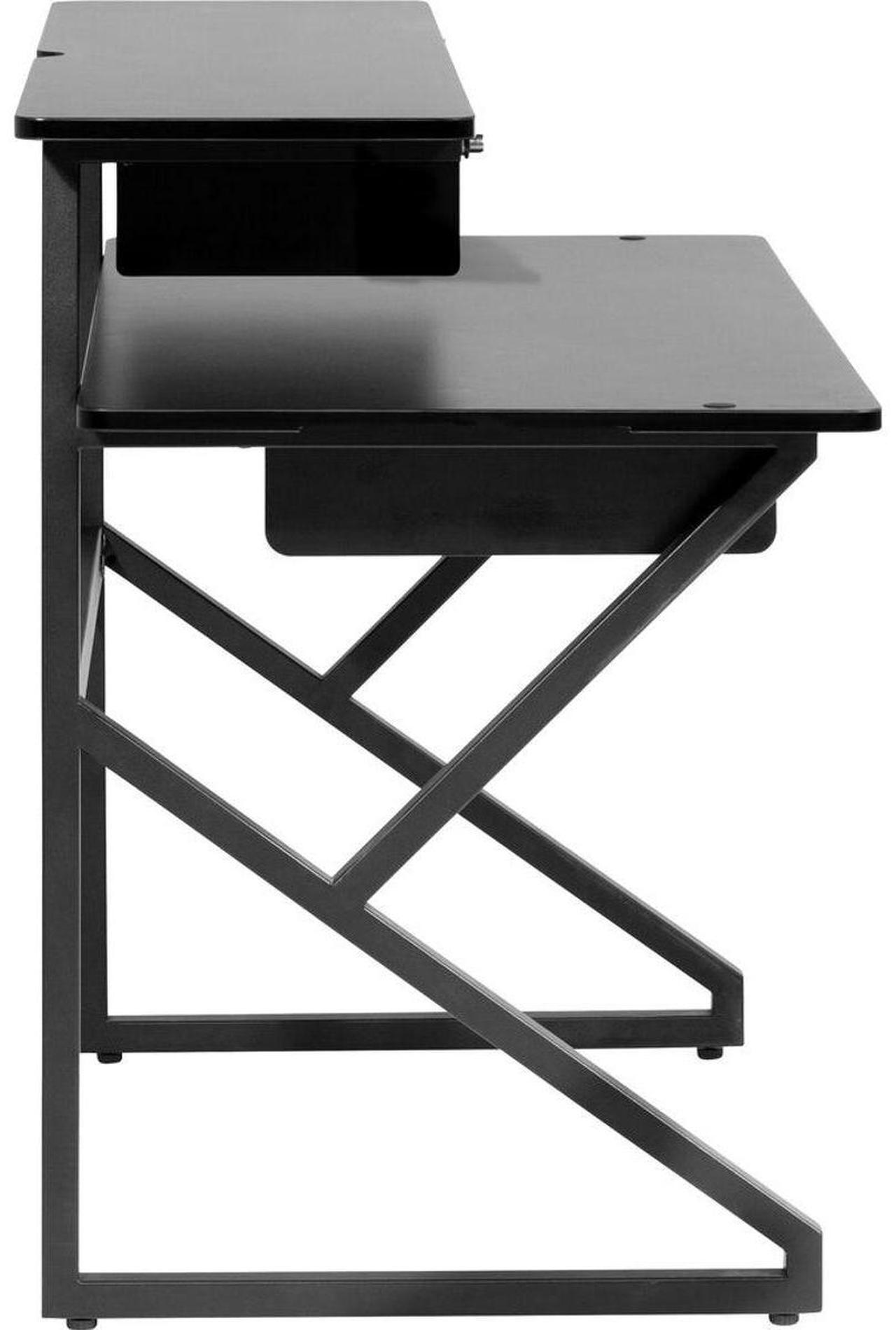 Alt view image 7 of 7 - Gator Cases Content Creator Series Main Desk, Black #GFW-DESK-MAIN