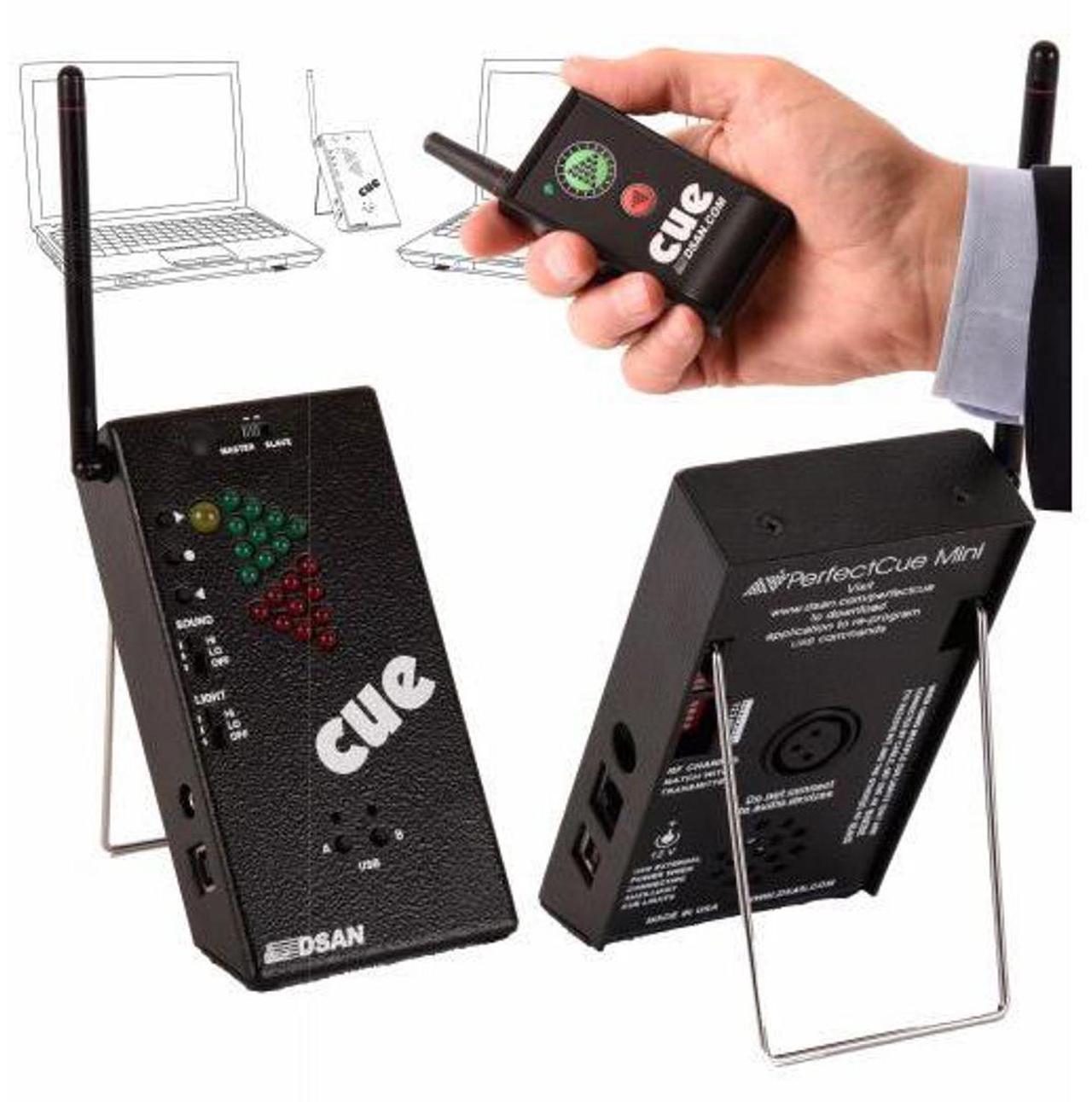Main image of DSAN PerfectCue Mini with PC-AS4 3-Button + Green Laser Transmitter #PC-MINI-AS4