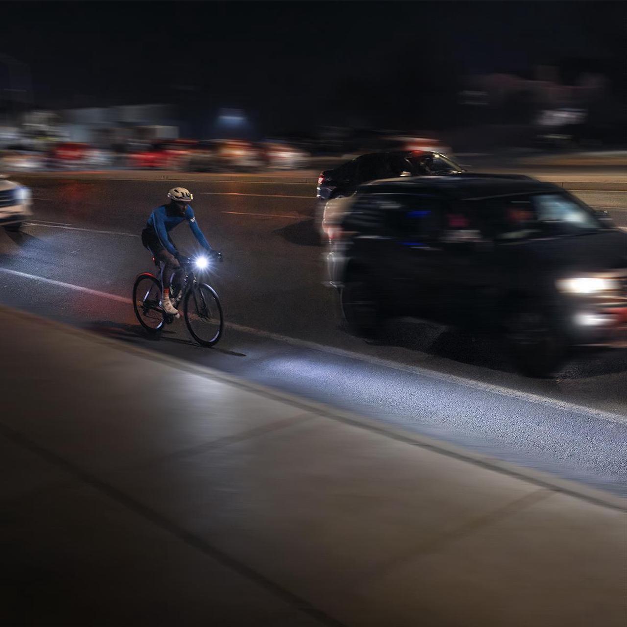 Alt view image 6 of 7 - Garmin Varia Vue 2-In-1 4K Cycling Camera with Headlight #010-02911-00
