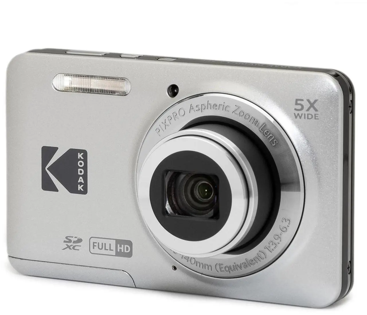 Alt view image 5 of 7 - Kodak PIXPRO FZ55 Friendly Zoom Digital Camera, Silver #FZ55-SL