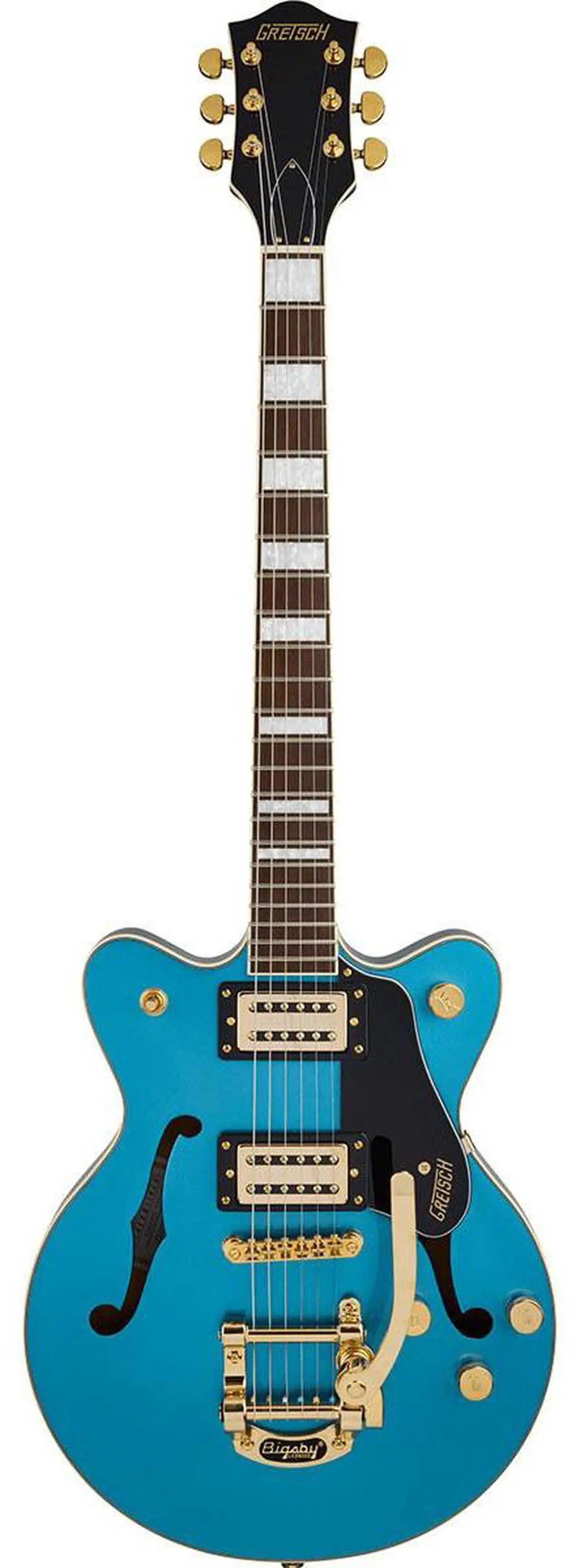 Main image of Gretsch LTD G2655TG Streamliner Series Electric Guitar with Bigsby, Riviera Blue
