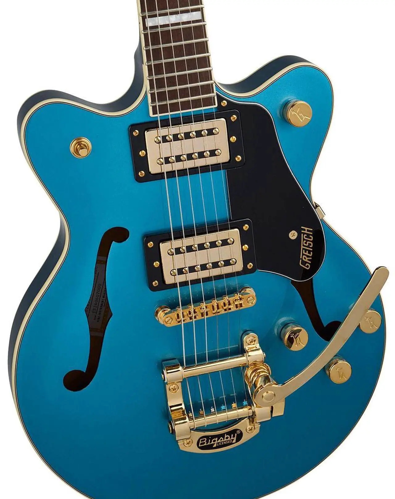 Alt view image 3 of 6 - Gretsch LTD G2655TG Streamliner Series Electric Guitar with Bigsby, Riviera Blue