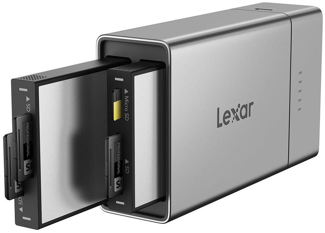 Alt view image 6 of 8 - Lexar Professional Workflow Go Docking Station #LPWF600N-1ANGL