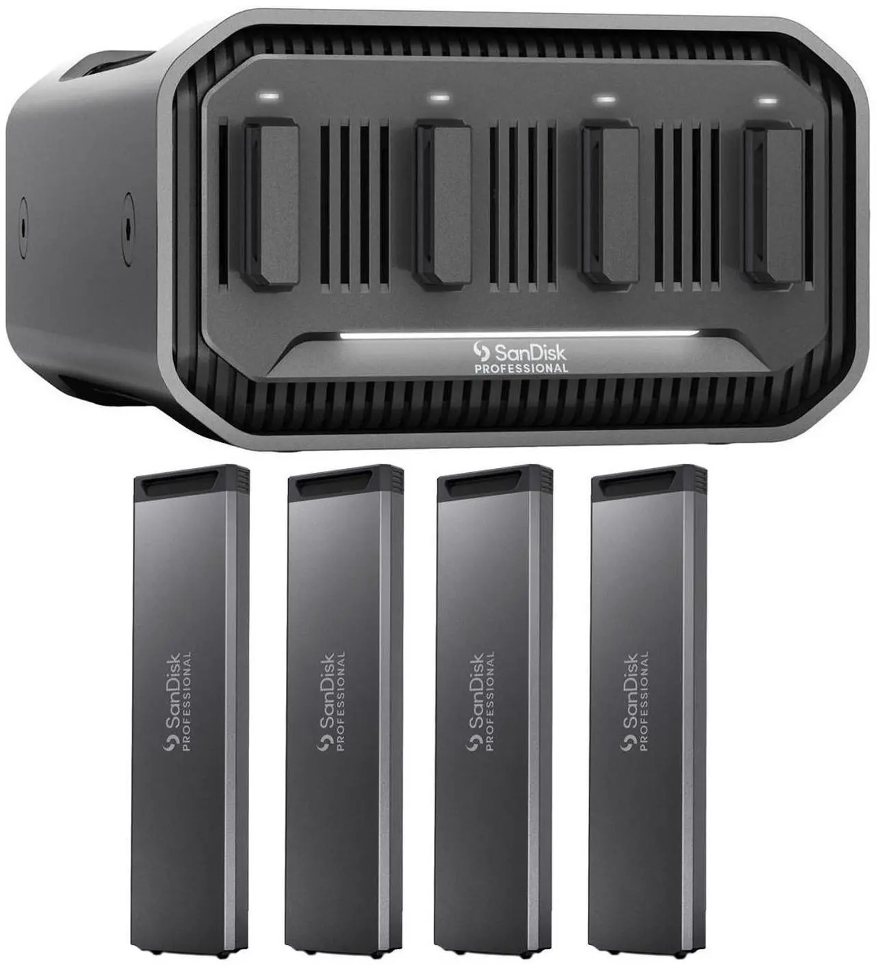 Main image of SanDisk Professional PRO-BLADE STATION SSD Desktop Enclosure,with 4x 4TB SSD Mag