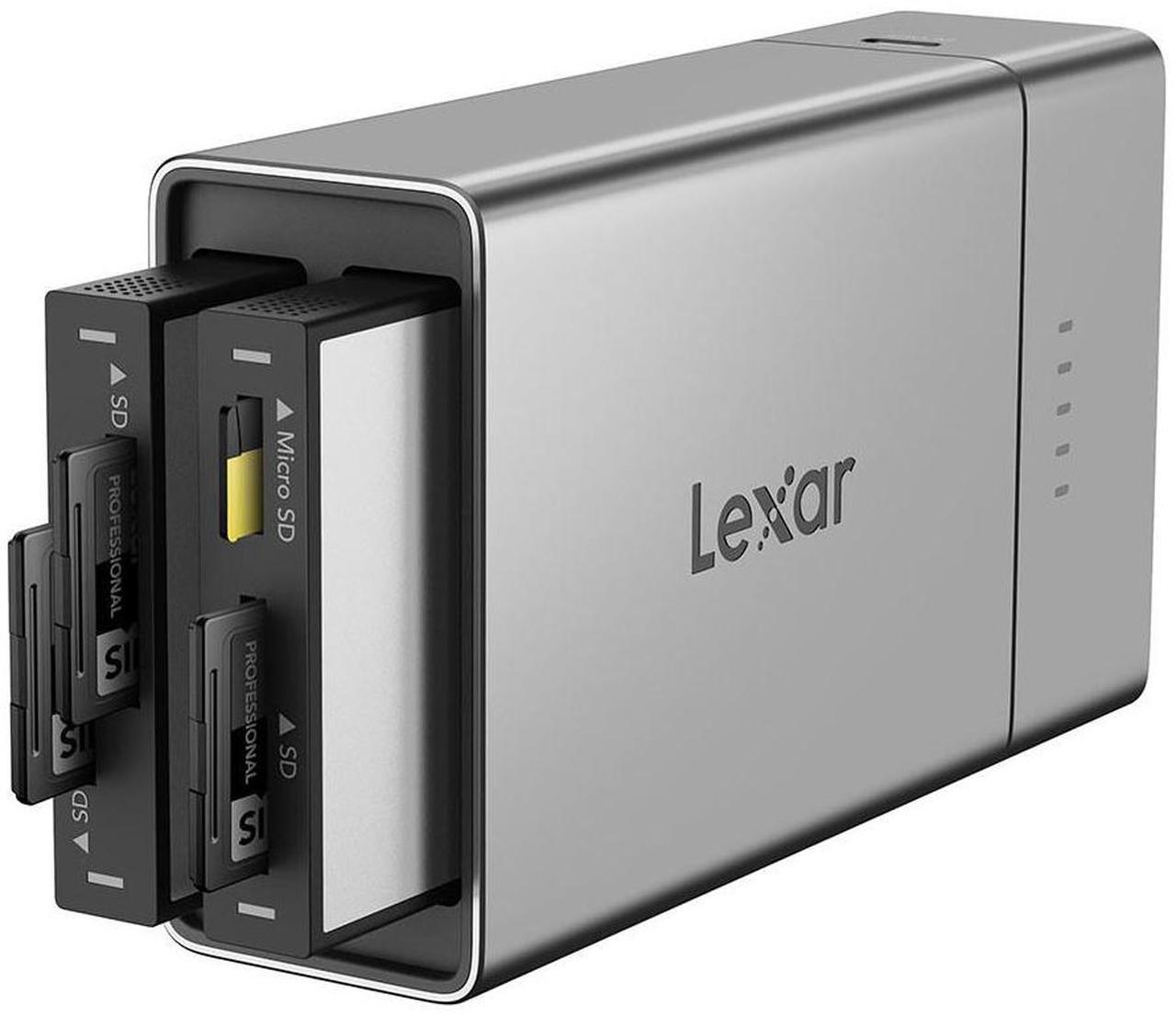 Alt view image 7 of 8 - Lexar Professional Workflow Go Docking Station #LPWF600N-1ANGL