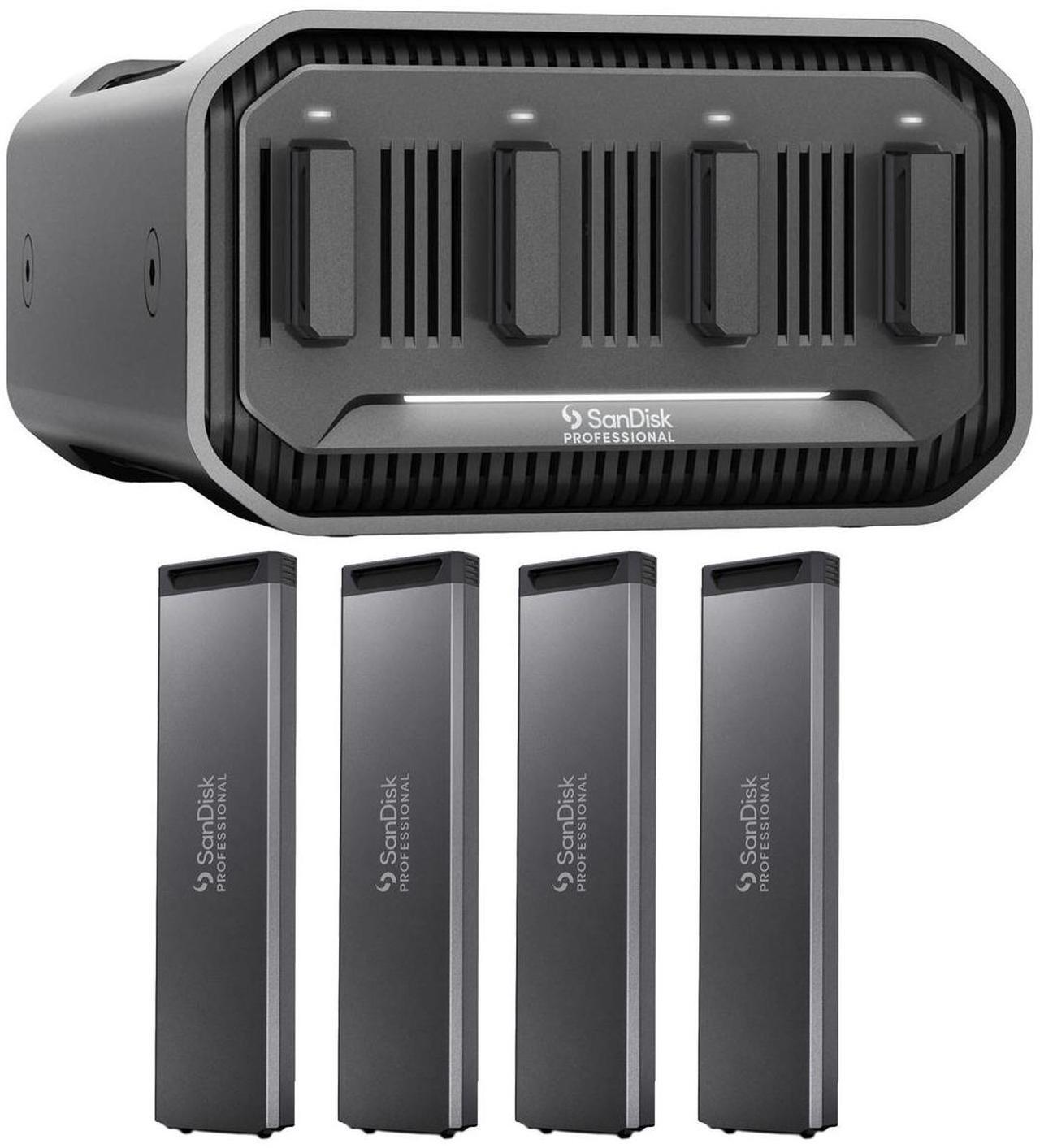 Main image of SanDisk Professional PRO-BLADE STATION SSD Desktop Enclosure,with 4x 1TB SSD Mag