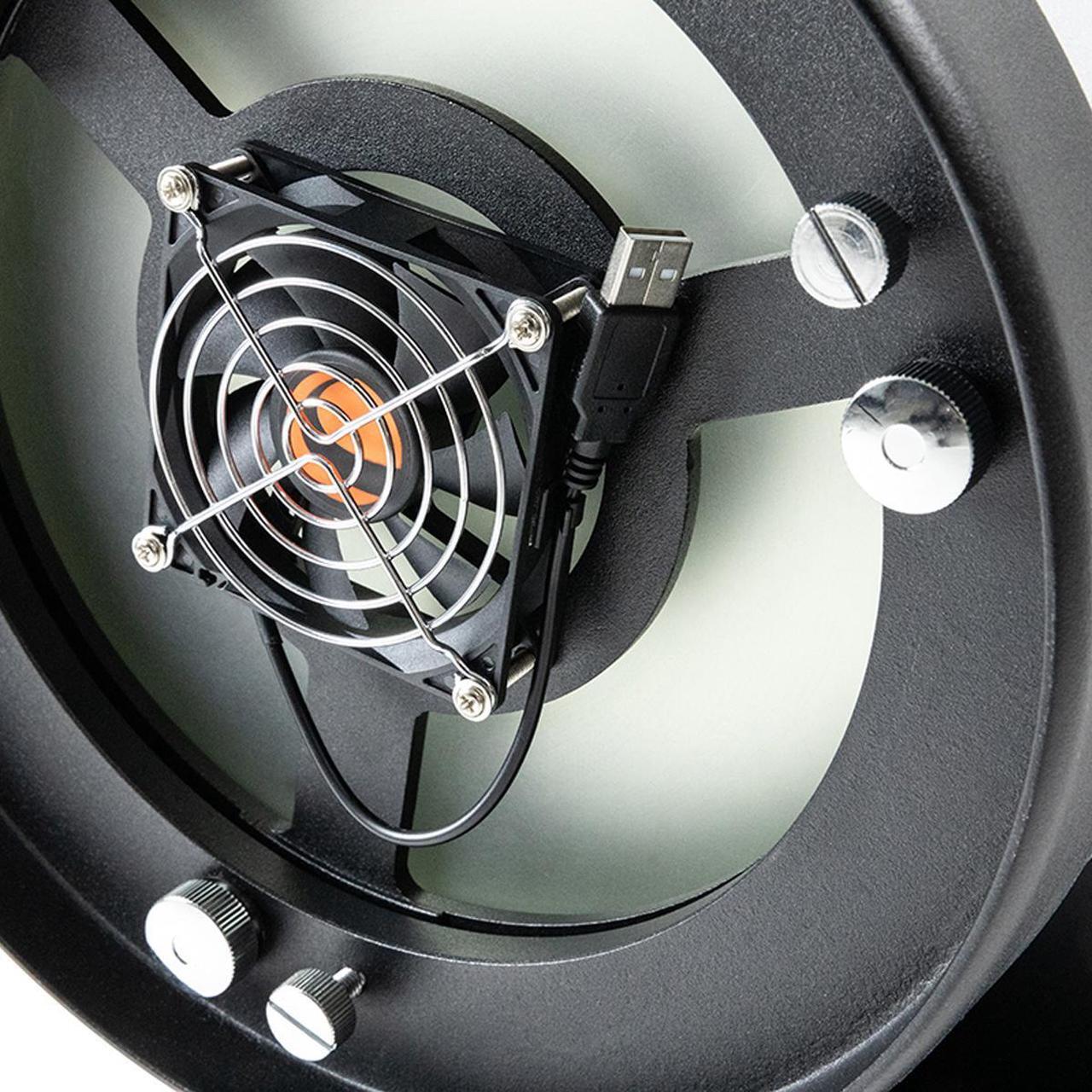 Alt view image 4 of 6 - Celestron USB Cooling Fan for StarSense Explorer 10" Dobsonian Telescope #94256