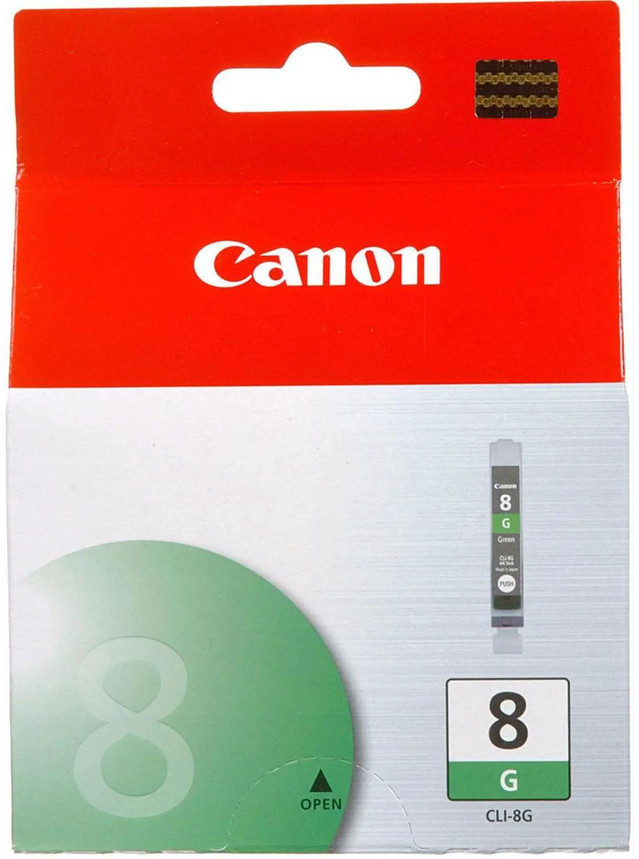 Alt view image 2 of 2 - Canon CLI-8 Green Ink Cartridge for PIXMA Pro9000, Pro9000 Mark II Printers, 2-Pack
