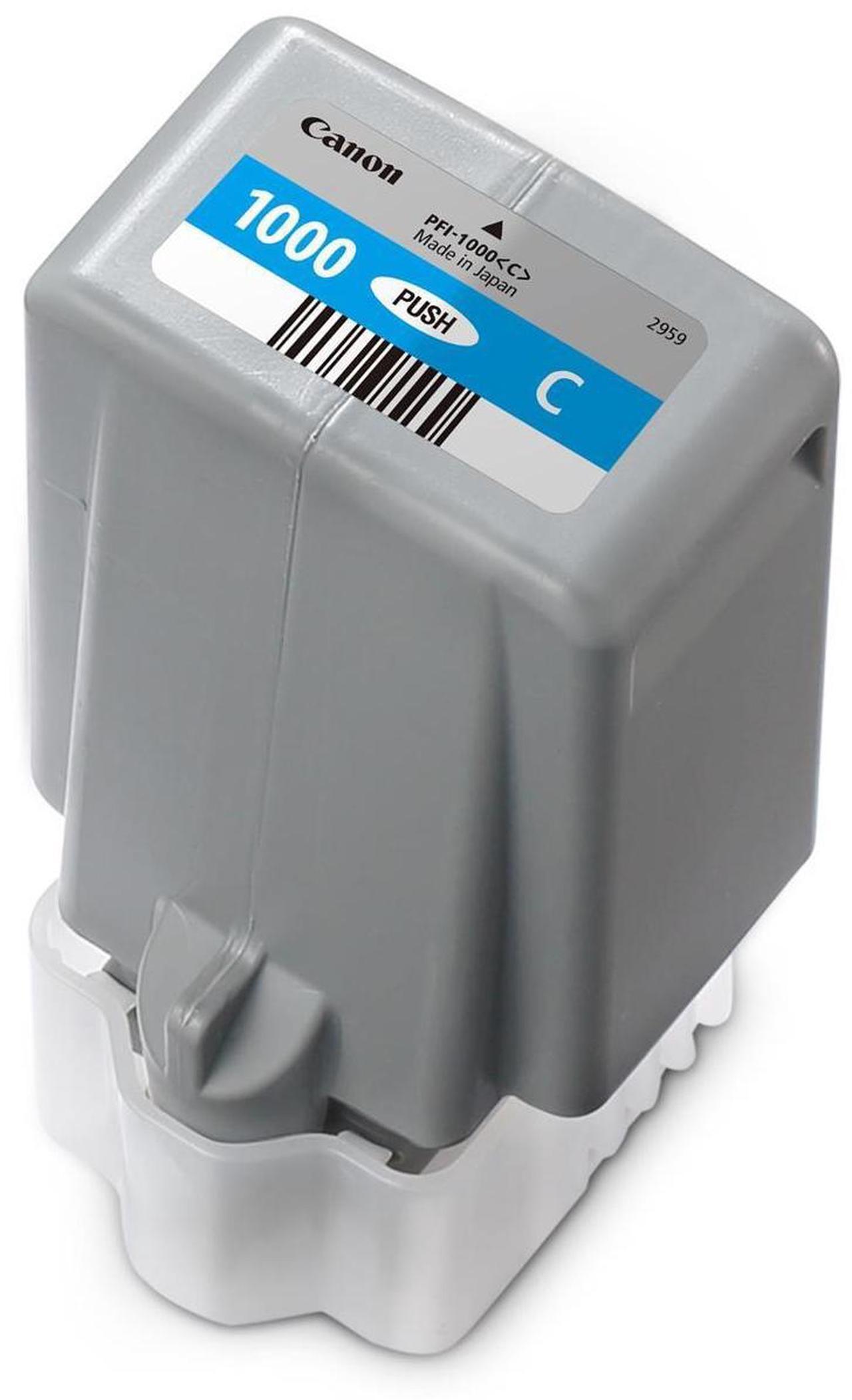 Alt view image 4 of 4 - Canon 3 Pack PFI-1000 C Cyan LUCIA PRO ink for imagePROGRAF PRO-1000 #0547C002 3