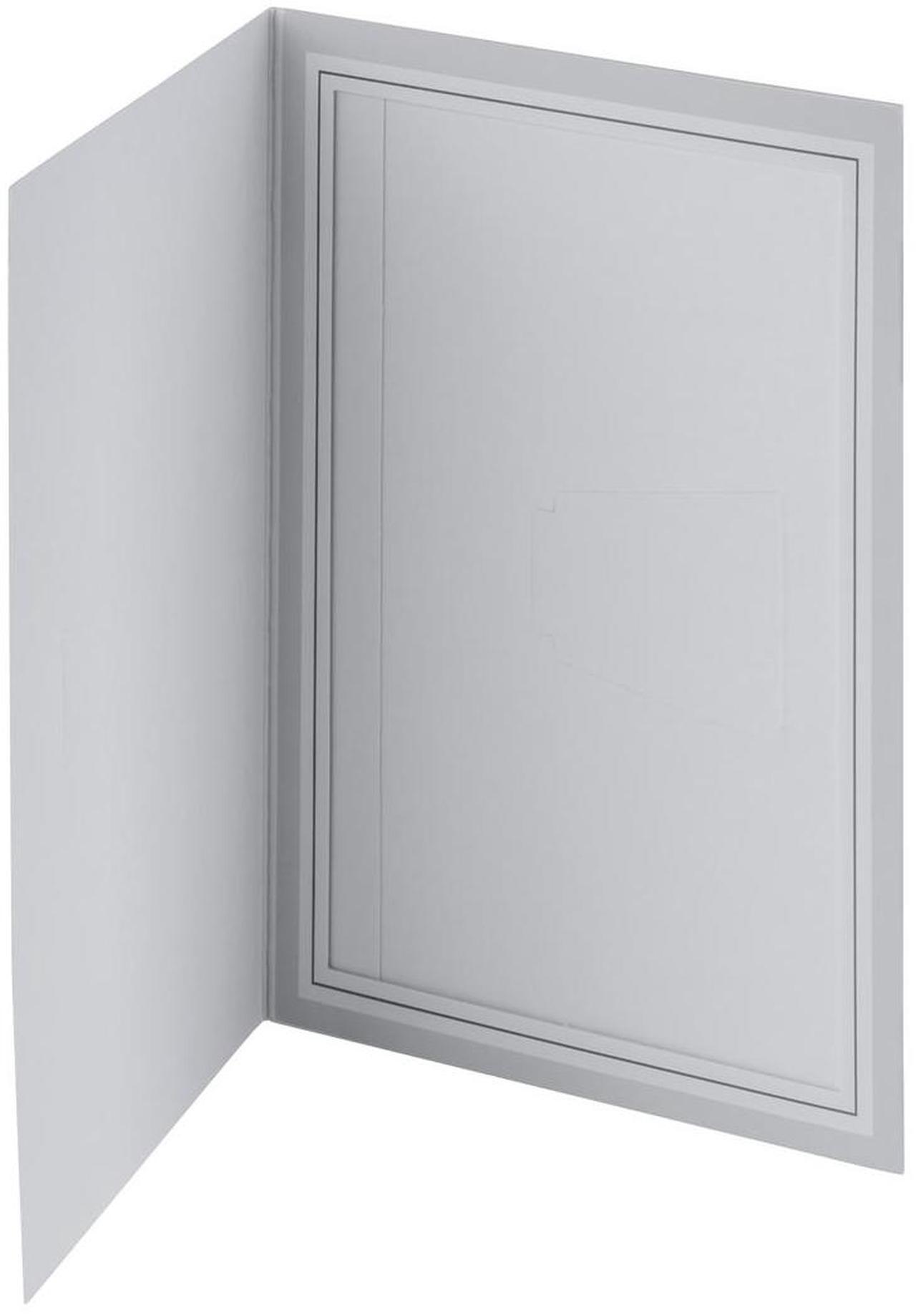 Alt view image 3 of 7 - Adorama Picture Folder Frame, Gray, for a 5x7" Photo (Pack of 100)