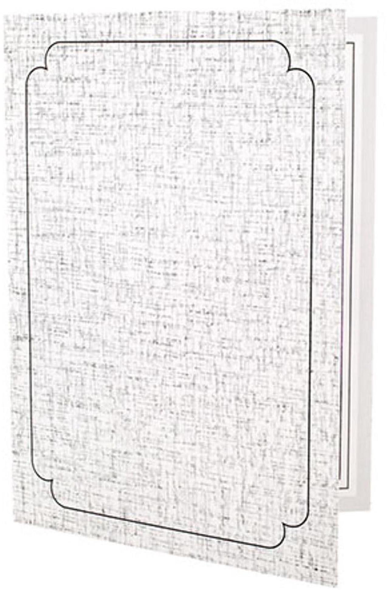 Alt view image 4 of 7 - Adorama Picture Folder Frame, Gray, for a 5x7" Photo (Pack of 100)