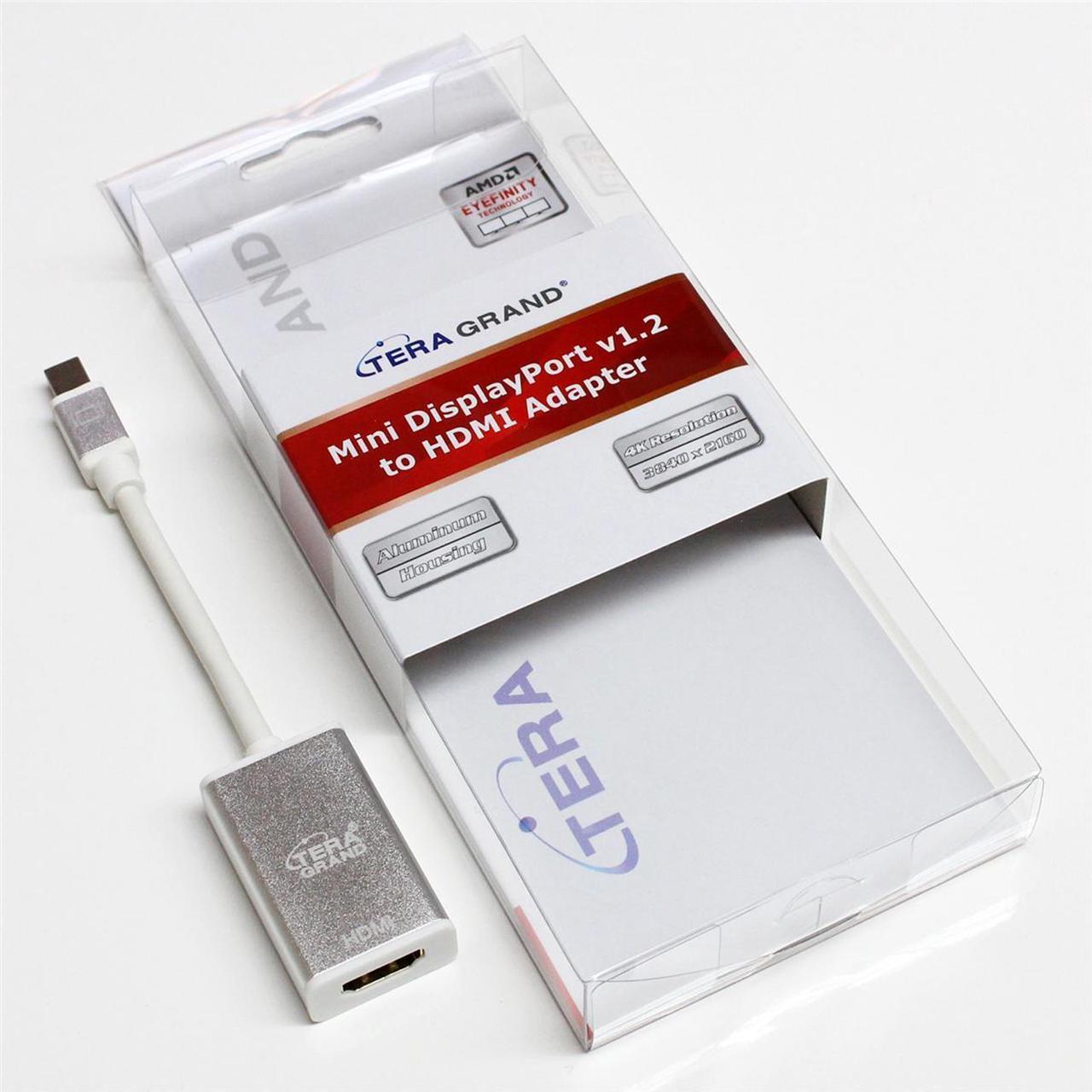 Alt view image 3 of 7 - Tera Grand Mini DisplayPort Version 1.2 to HDMI Adapter, Support 4K Ultra HD/3D
