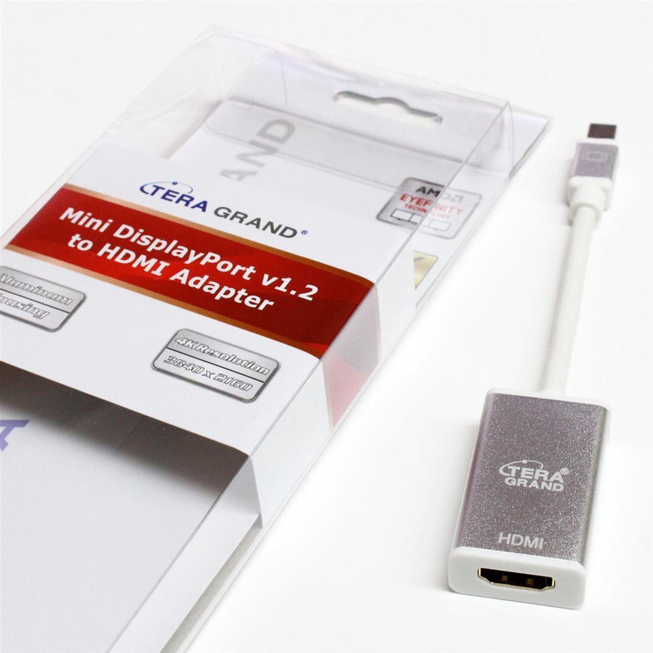 Alt view image 5 of 7 - Tera Grand Mini DisplayPort Version 1.2 to HDMI Adapter, Support 4K Ultra HD/3D
