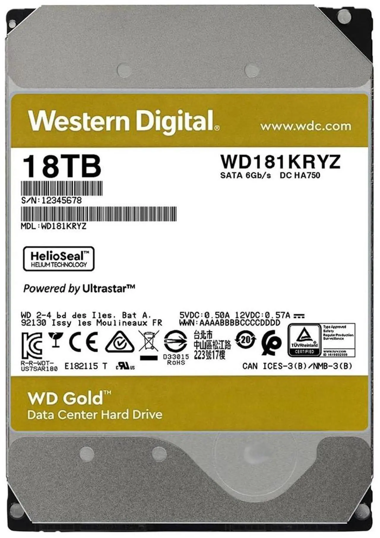 Alt view image 20 of 20 - WD Red Pro WD161KFGX 16TB 7200 RPM 512MB Cache SATA 6.0Gb/s 3.5" Internal Hard Drive