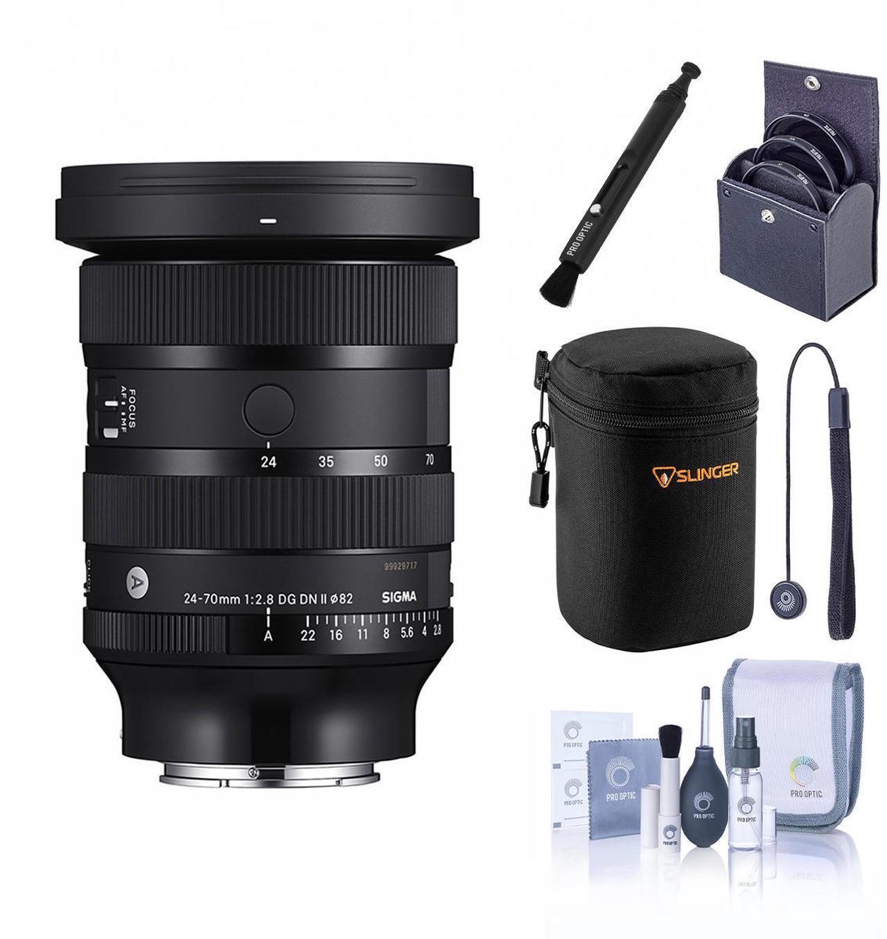 Main image of Sigma 24-70mm f/2.8 DG DN II Art Lens for Sony E, Bundle with Included Value