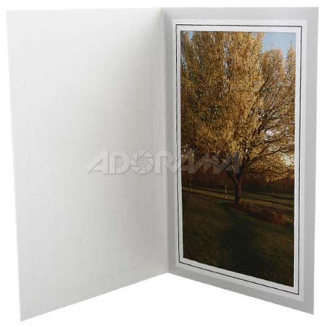 Alt view image 3 of 3 - TAP Picture Folder Frame, Gray, for 5x7" Photo. Vertical (25 Pack) #PFGRF2057