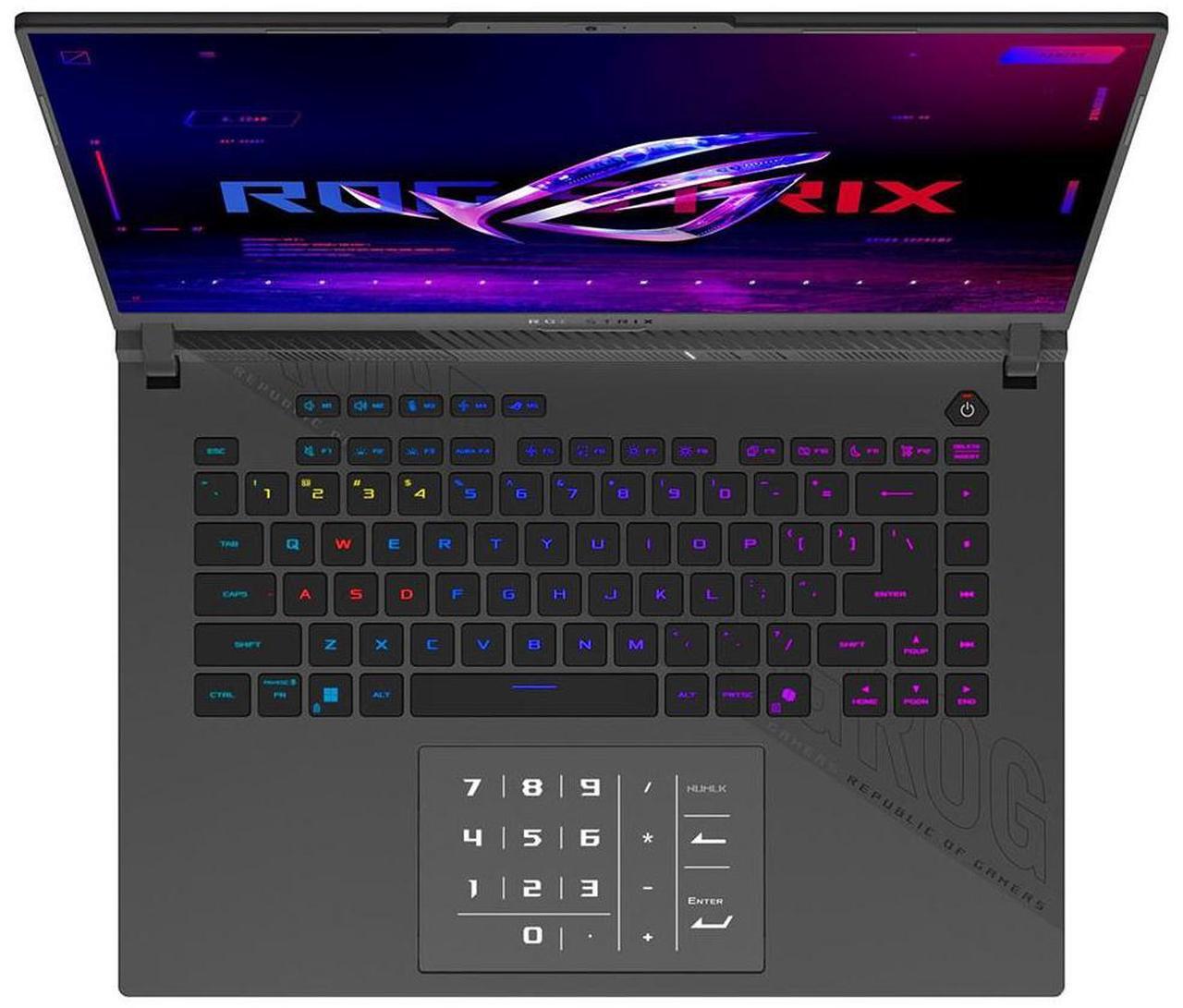 Alt view image 9 of 14 - Asus G614FRDS96 16 inch ROG Strix G16 Gaming Laptop - AMD Ryzen 9 9955HX3D Processor - NVIDIA GeForce RTX 5070 Ti Lapto