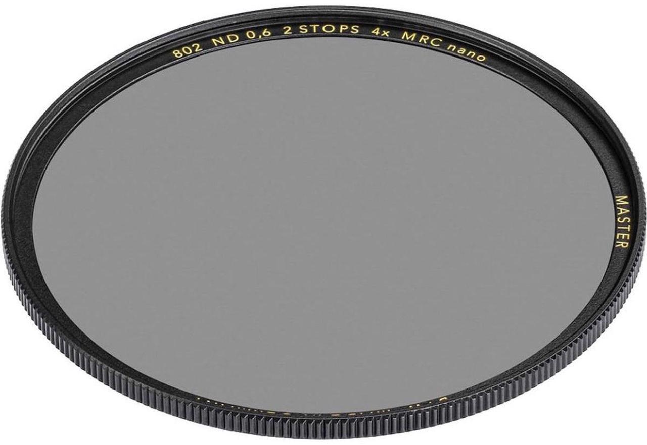 Main image of B + W 43mm Master 802M ND 0.6 2-Stop MRC Nano Neutral Density Filter #66-1101536