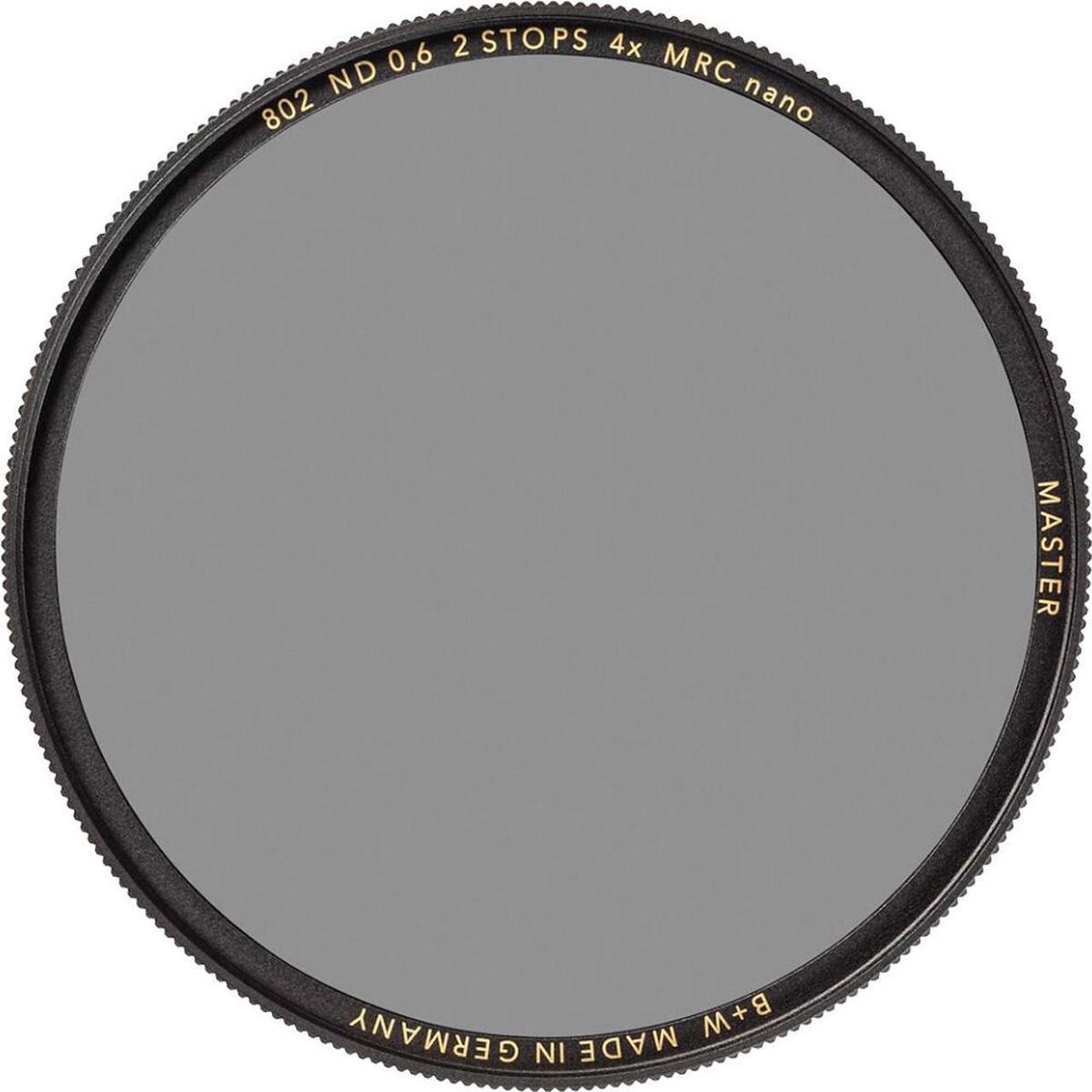 Alt view image 2 of 4 - B + W 43mm Master 802M ND 0.6 2-Stop MRC Nano Neutral Density Filter #66-1101536