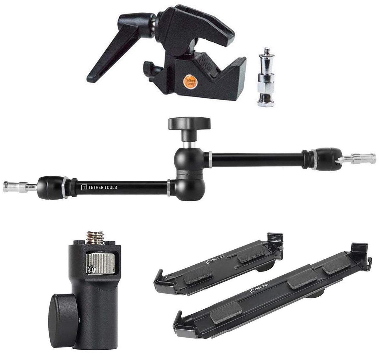 Main image of Tether Tools Rock Solid Master Clamp with Arm, AeroTab Standard Mounting System