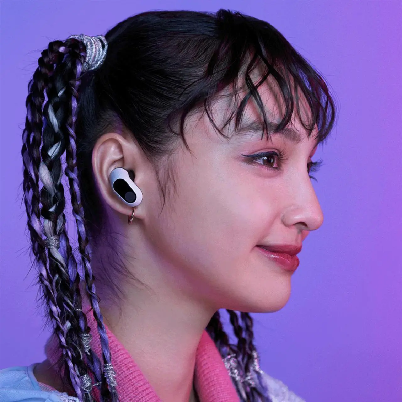 Alt view image 14 of 14 - Sony WFG700N/W INZONE Buds Truly Wireless Noise Canceling Gaming Earbuds (White)