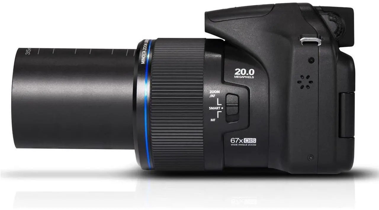 Alt view image 6 of 17 - Minolta MN67Z-BK ProShot Wi-Fi Bridge Camera with 67x Optical Zoom, Black