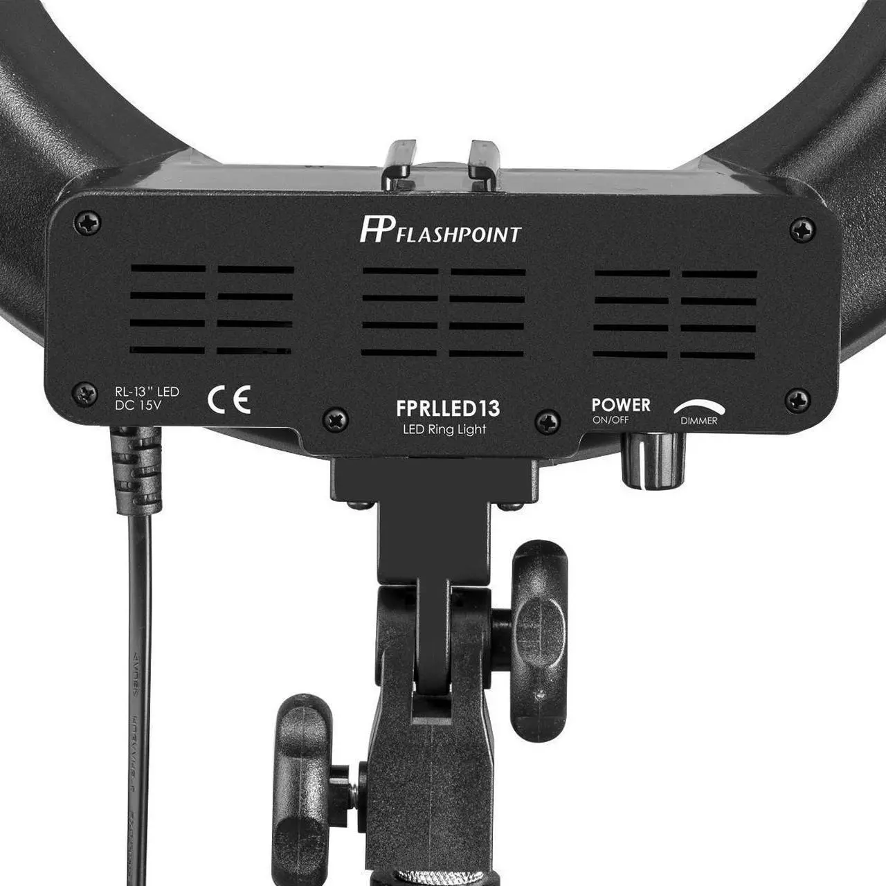 Alt view image 3 of 9 - Flashpoint Flashpoint Photo/Video 13 Inch Dimmable LED 42W 5500K AC Powered Light Ring with Bag For, Makeup - Live Streaming & YouTube Video - Photography