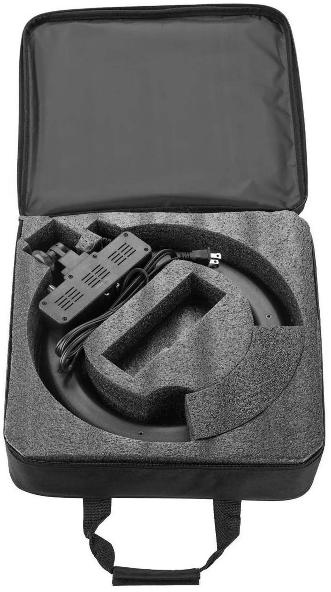 Alt view image 9 of 9 - Flashpoint Flashpoint Photo/Video 13 Inch Dimmable LED 42W 5500K AC Powered Light Ring with Bag For, Makeup - Live Streaming & YouTube Video - Photography