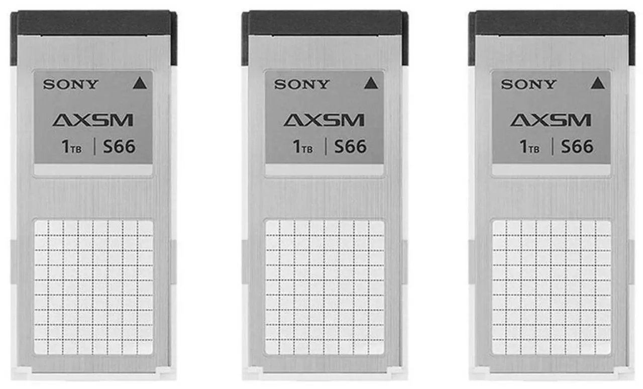 Main image of Sony AXS S66 1TB A-Series Memory Card, 3-Pack