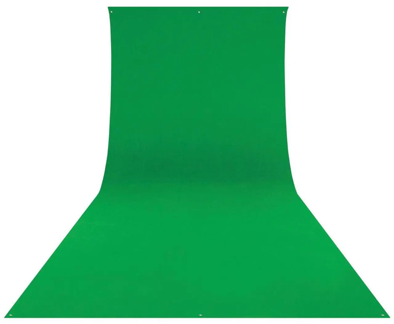 Main image of Westcott 9x20 Feet Wrinkle Resistant Cotton Background, Green - Bundle With Flashpoint 13' Background Support System