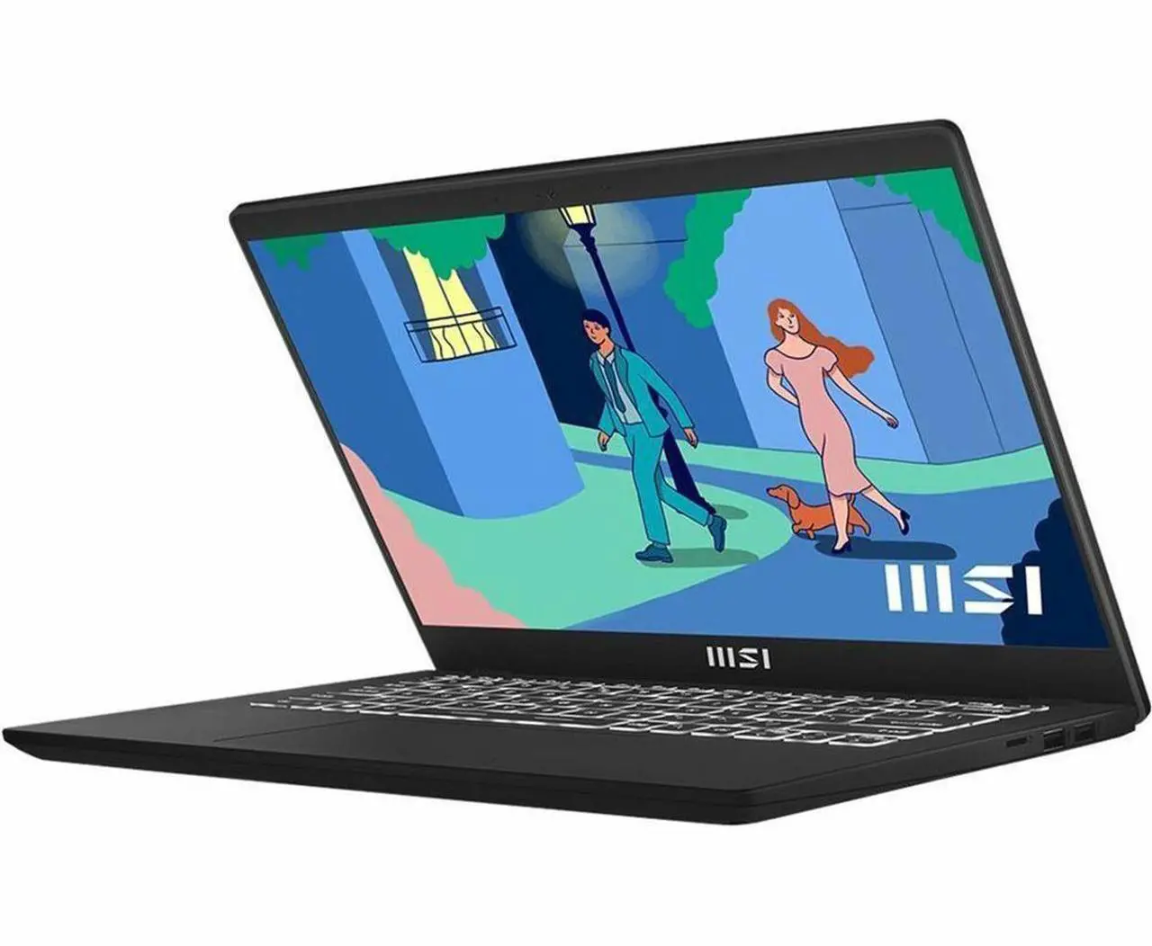 Alt view image 16 of 19 - MSI Modern 14 C7M, Laptop, Black, 14" 60Hz, AMD Ryzen 7 7730U, UMA Graphics, 16 GB Memory, 512 GB SSD, Win 11 Pro, 3 Year Warranty - Intel Chip - 1920 x 1080 - Windows 11 Pro - AMD Radeon Graphic