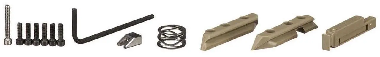 Alt view image 2 of 3 - SureFire Z89 X300 Mount Parts Kit, Tan