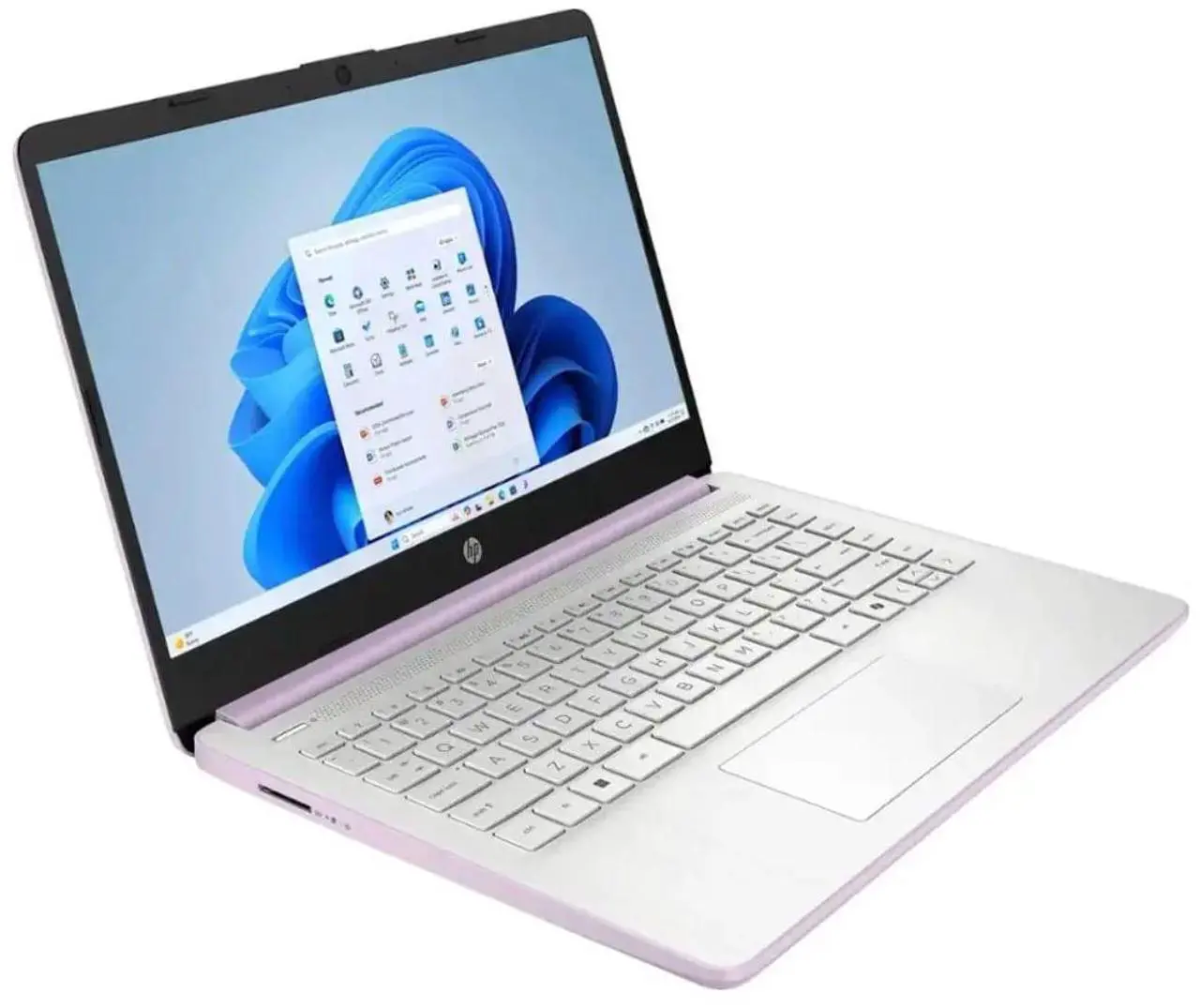 Alt view image 3 of 5 - HP 14-dq3140nr 14" HD Laptop, Intel Celeron N4500 1.1GHz, 4GB RAM, 64GB eMMC, Windows 11 Home S Mode, Honey Lavender
