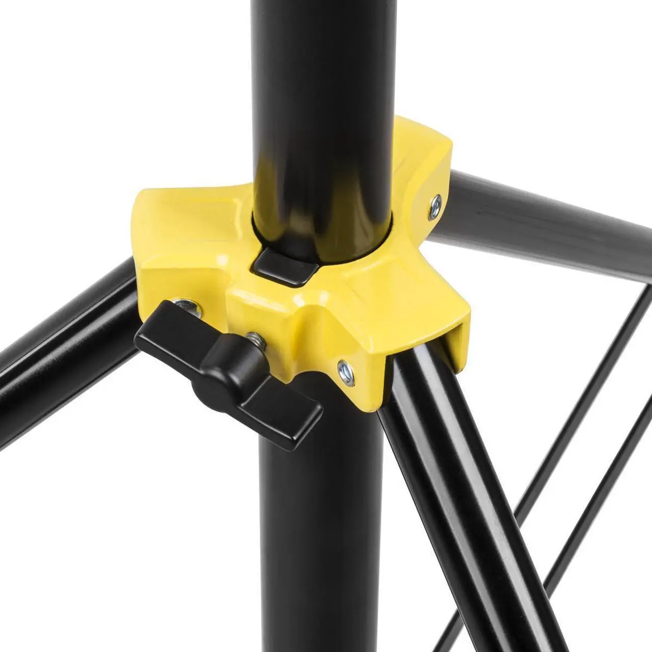 Alt view image 2 of 7 - Flashpoint Pro Air-Cushioned Heavy-Duty Light Stand (Yellow, 9.5') #FP-S-9-YL
