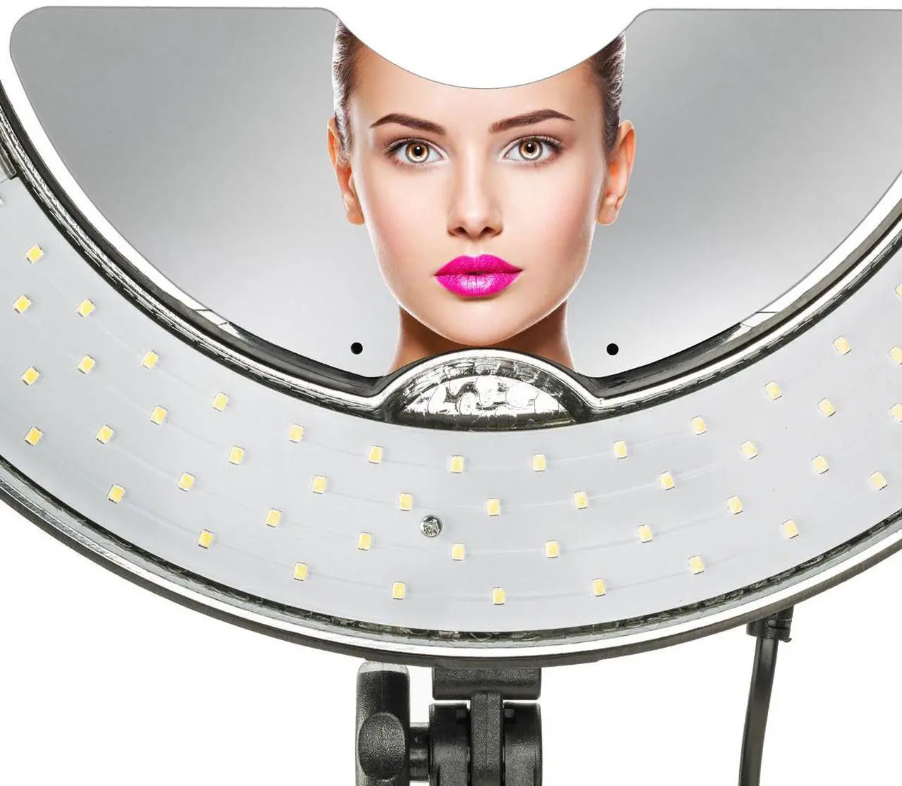 Alt view image 4 of 4 - Flashpoint Beauty Mirror for the Flashpoint 19" 600W 5500K Dimmable Fluorescent Ring Light